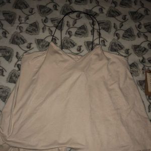 Suede tank top